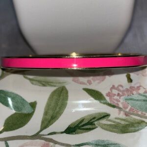 Kate Spade Vibrant Pink and Gold Bangle